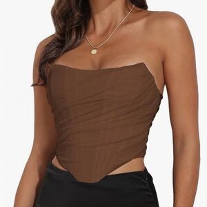 Strapless Crop Top